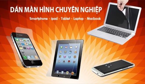 Dán Màn Hình Laptop Macbook, Điện Thoại iPhone, iPad Máy Tính Bảng