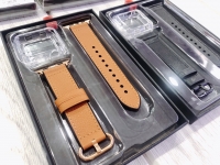 Bộ Dây Đeo Kèm Case Silicone Trong Bảo Vệ Apple Watch Size...