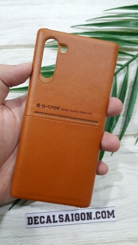 Ốp Da Màu Ngăn Đựng Thẻ Mini G-Case Dành Cho Samsung Note10