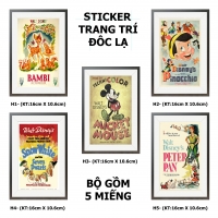 Mẫu Dán Decal Sticker Nghệ Thuật SCNT - 02