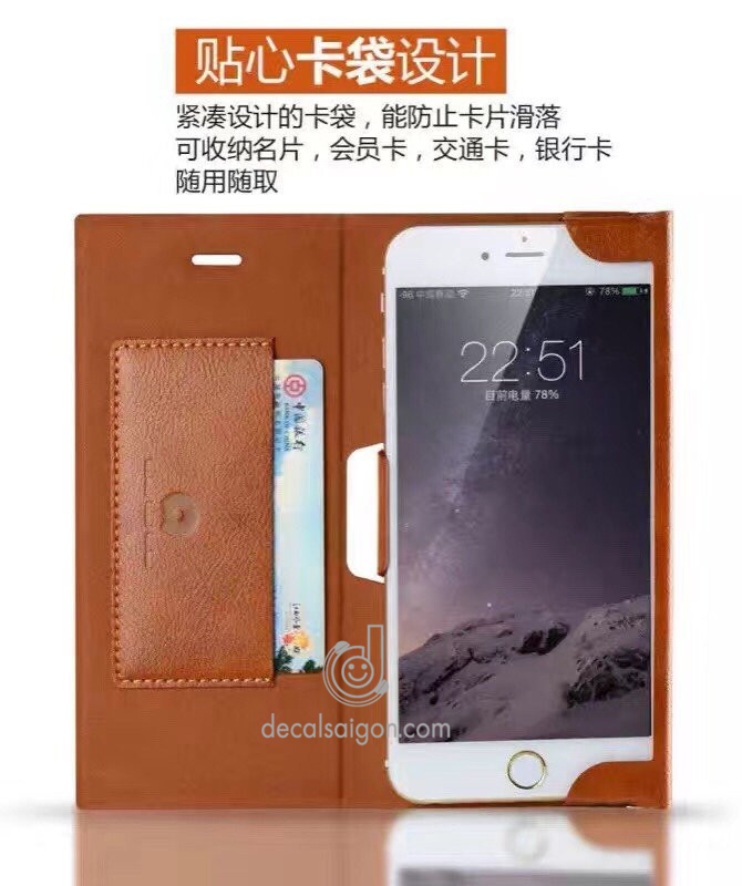 Bao da chinh hang gia re cho iphone 6 plus hcm